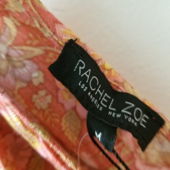 Rachel And Zoe Rushed Bottom V neck, tie back top.New - Picture 5 of 9